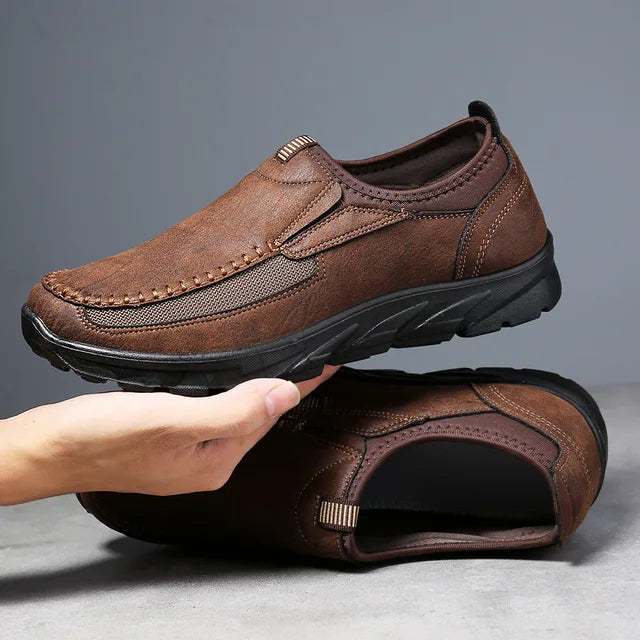 Breathable Leather Loafers