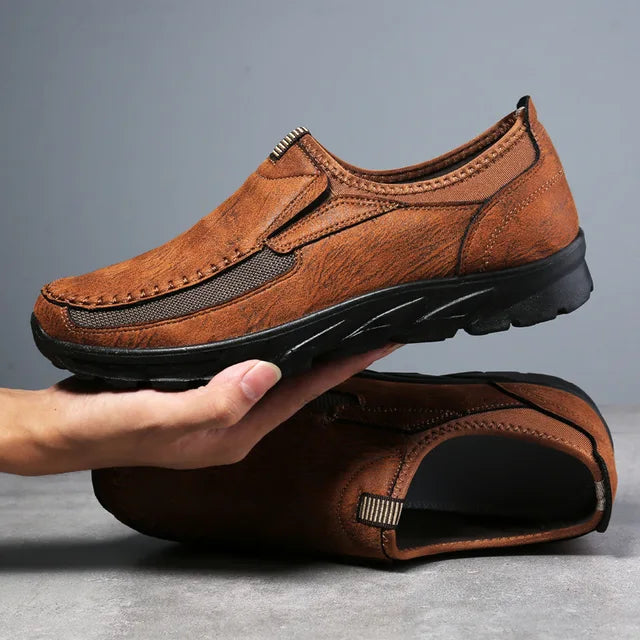 Breathable Leather Loafers